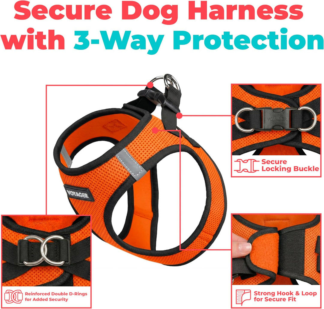 Best Pet Supplies Voyager Step-In Air Hundegeschirr – Allwetter-Netzgewebe für kleine und mittelgros