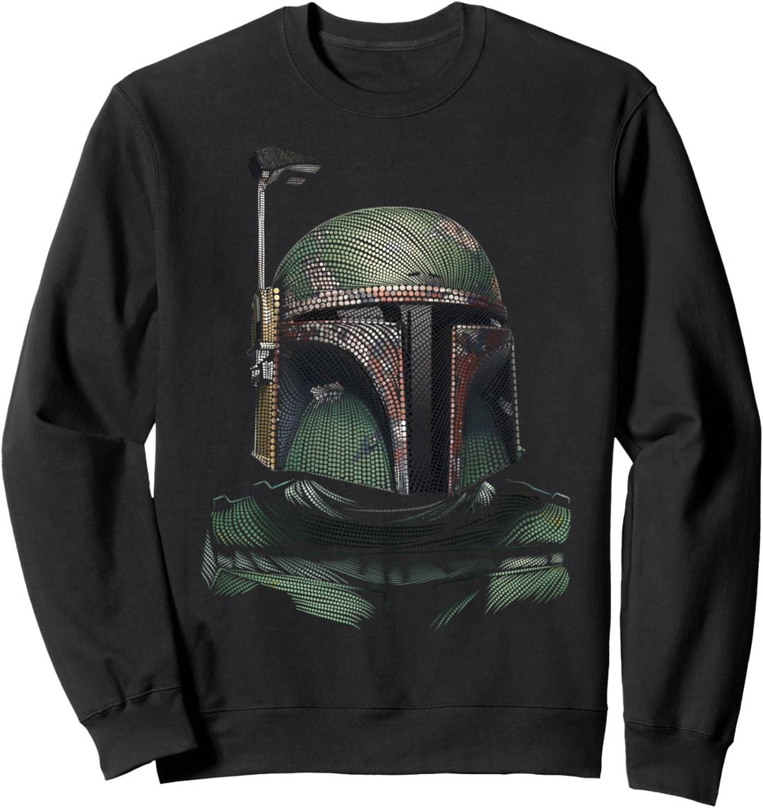 Star Wars Boba Fett Dotted Portrait Sweatshirt