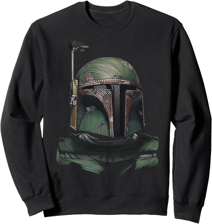 Star Wars Boba Fett Dotted Portrait Sweatshirt