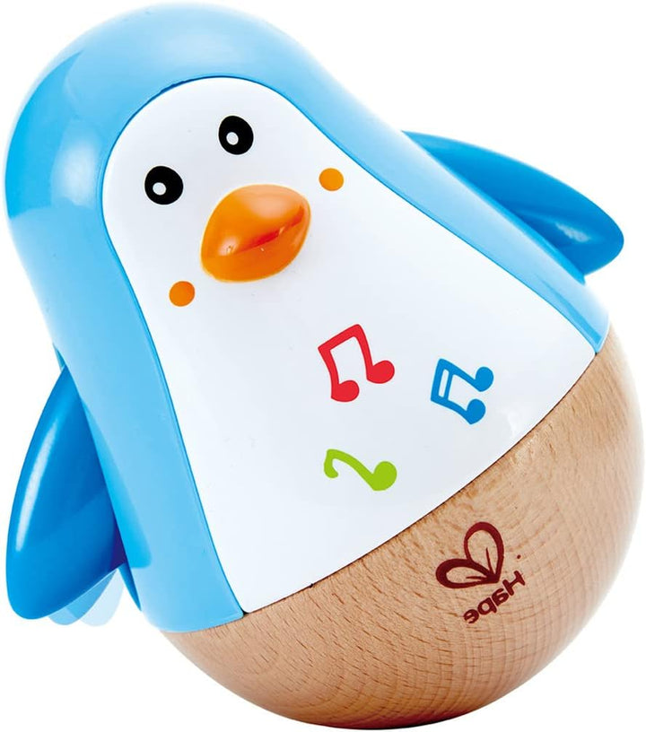 Sophie la Girafe – Rollin Activity Bolster – Frühes Lernspielzeug für Kinder &amp; Hape Stehauf-Pinguin,