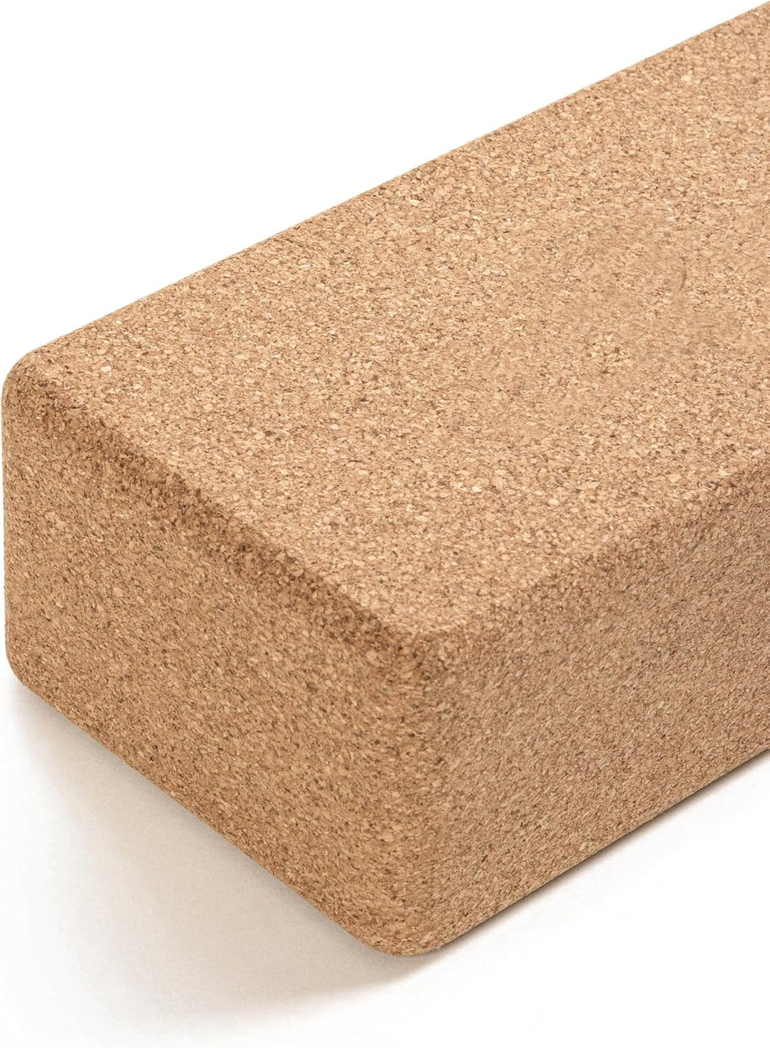 Yoga Studio Der bequeme Kork-Yoga-Block (22,5 cm x 12 cm x 7,5 cm), antibakterieller Yoga-Block mit