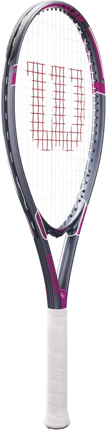 WILSON Tour Slam Tennisschläger für Erwachsene Grip Size 2 - 4 1/4" pink / grau, Grip Size 2 - 4 1/4