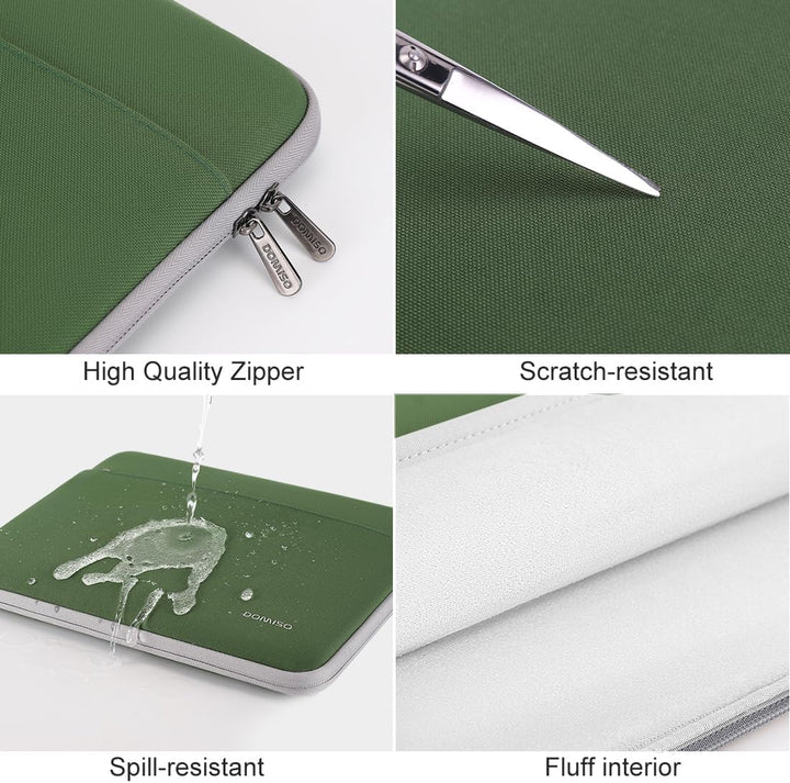 DOMISO 17 Zoll Wasserdicht Laptophülle Laptop Sleeve Case Notebook Hülle Tasche Schutzhülle für 17,3