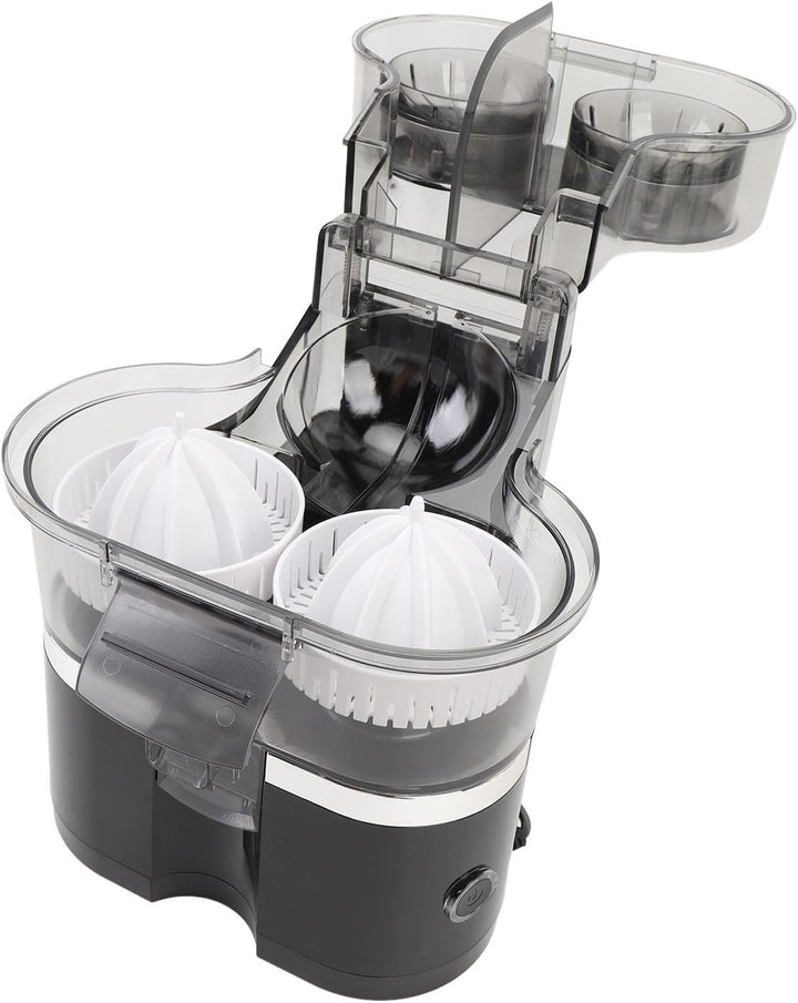 Denash Dual Head Electric Electric Citrus Juicer Kompaktsaft -Extraktormaschine für Orange Zitronen