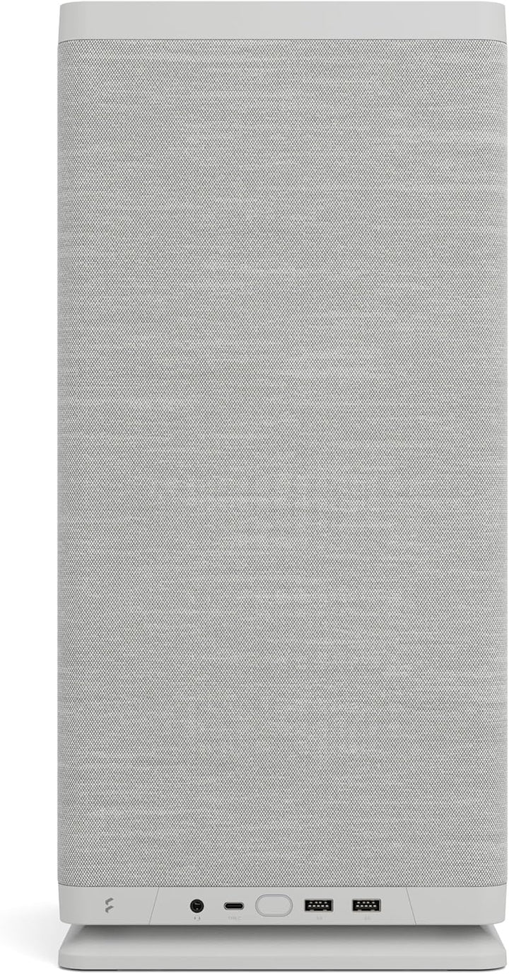 Fractal Design Mood Light Gray PC Case - Sleek Fabric Design, 180mm Top Fan, Conceals 325mm Graphics