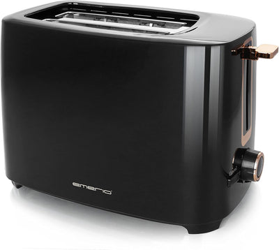 Emerio TO-125131.1 Toaster mit 2 extra Breiten Toastschlitzen für 2 Toastscheiben in einem Rutsch, h