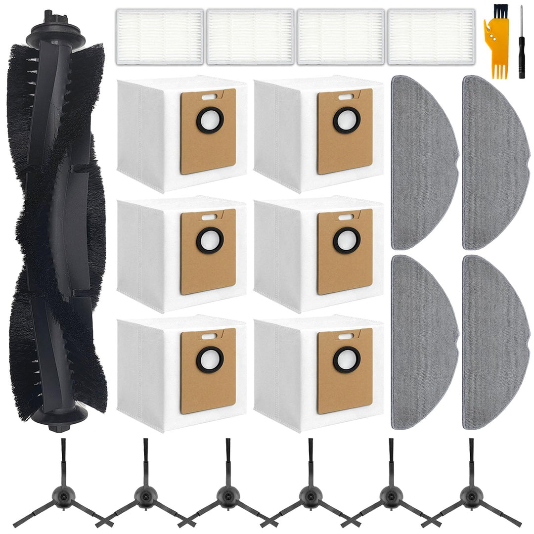 21 Pcs Zubehör Set für Tapo RV30 Max Plus, RV30 Max, RV20 Max Plus, RV20 Max Staubsauger Ersatzteil,