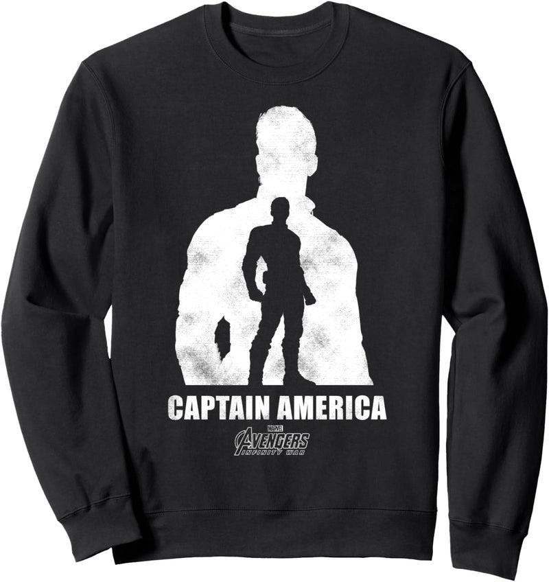 Marvel Avengers: Infinity War Captain America Silhouette Sweatshirt