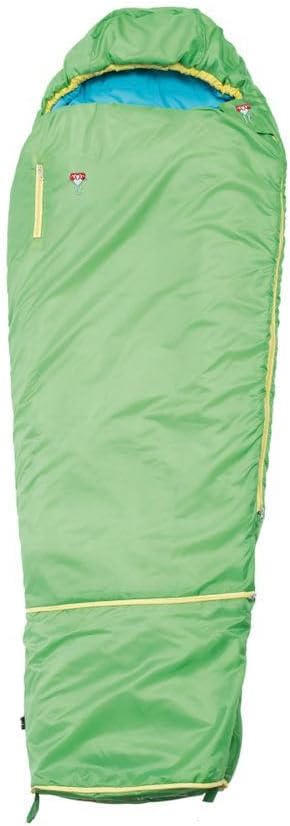 Grüezi bag Kids Grow Colorful Mitwachsender Kinder Schlafsack, Körpergrösse 100-150 cm, Mumienschlaf