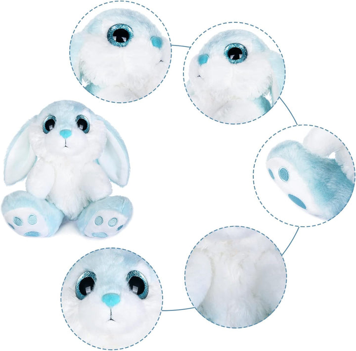 My OLi Osterhase Kuscheltier Hase 20cm Plüsch Hase Stofftier Kuscheltiere Schlappohren Sitzend Kusch