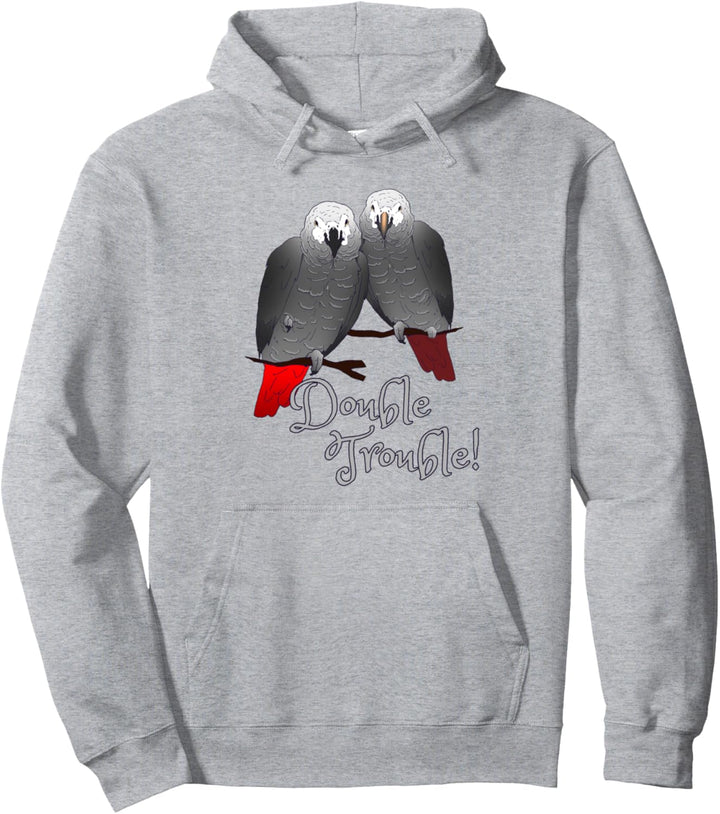Kongo und Timneh Graupapageien Pullover Hoodie