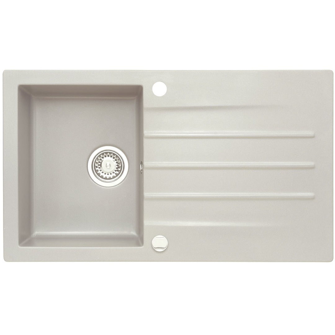 AXIS KITCHEN Mojito 100 Küchenspüle Farbe Axis Caffee Latte Beige Material Axigranit 50er Unterschra