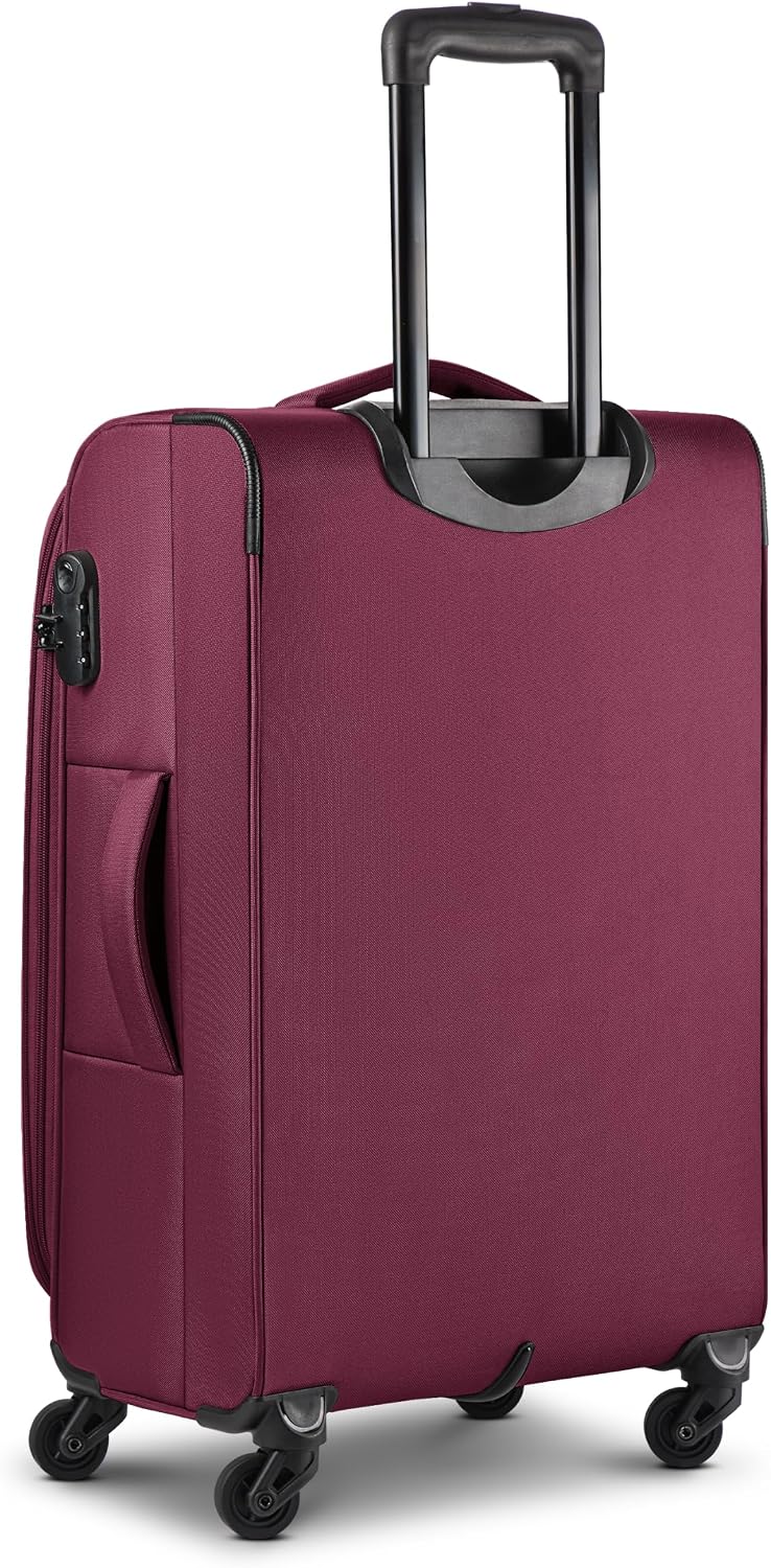 Smartbox Weichgepäck Koffer-Set 3-teilig für Damen & Herren | leichte & stabile Reise-Trolleys, hoch