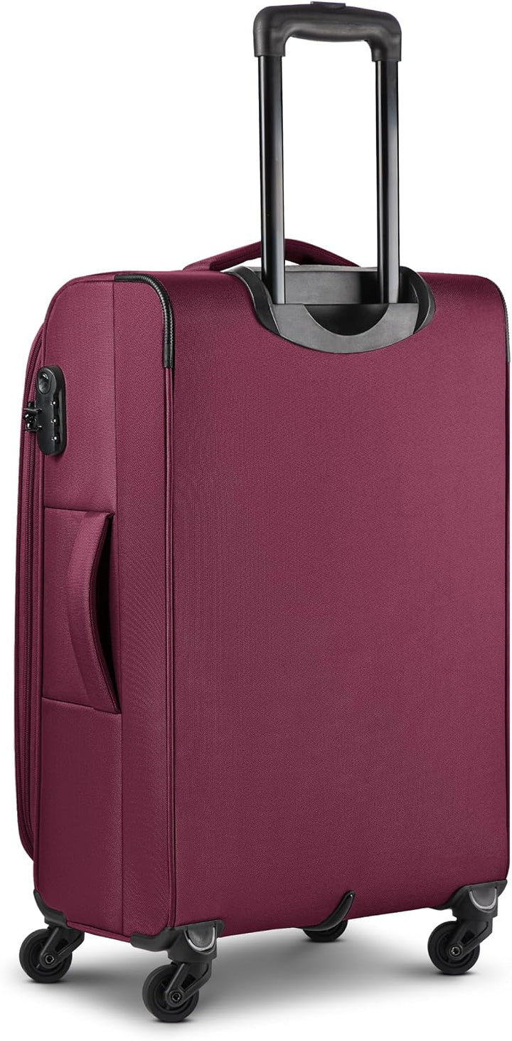 Smartbox Weichgepäck Koffer-Set 3-teilig für Damen & Herren | leichte & stabile Reise-Trolleys, hoch