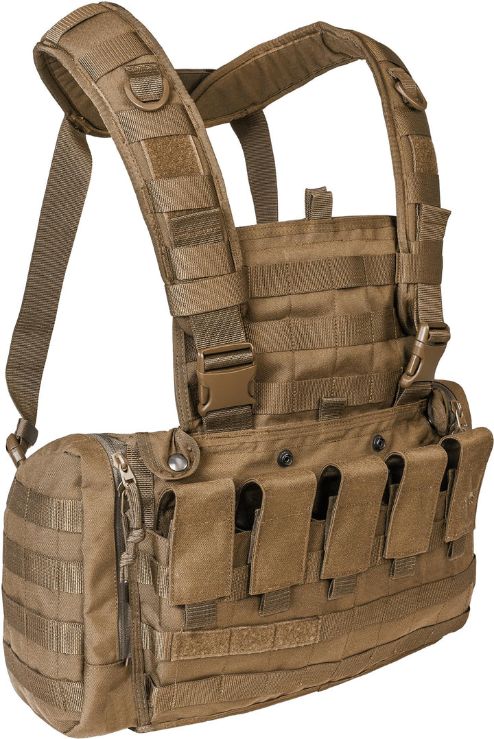 Tasmanian Tiger TT Chest Rig MKII M4 Militär Gurtzeug Kampfmittel-Weste mit 5 M4 Magazin-Taschen und