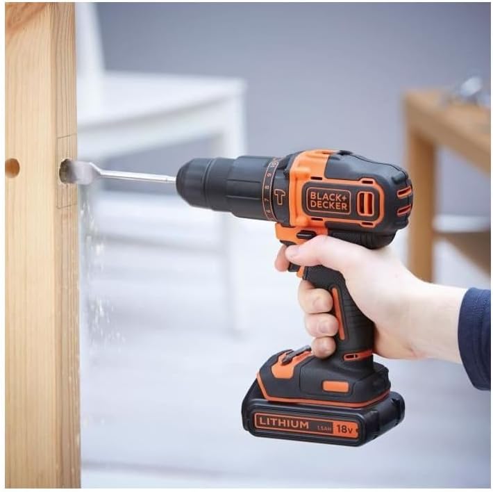 Black+Decker BDCHD18S32-QW Schlagbohrmaschine