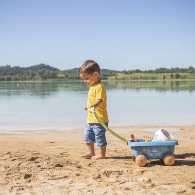 Smoby Grün gefüllter Strandwagen