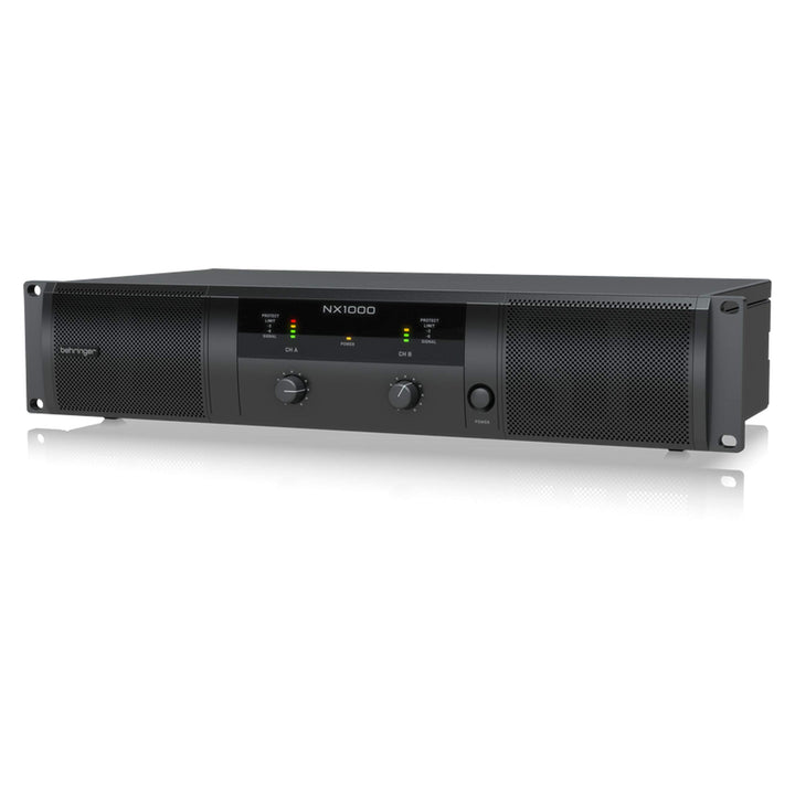 Behringer NX1000 Ultraleichter 1000-Watt-Class-D-Leistungsverstärker mit DSP-Steuerung und SmartSens