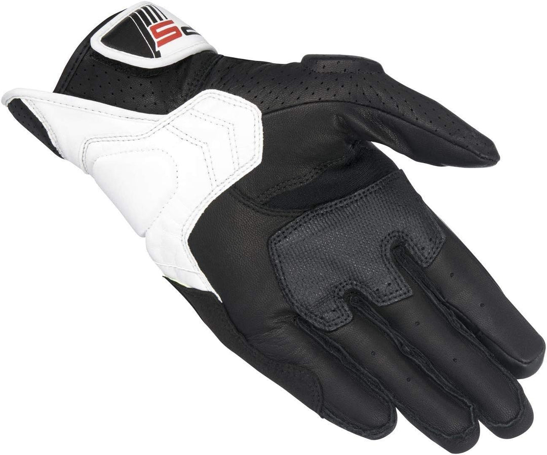Alpinestars Handschuhe SP-5 Leder Motorrad Sporthandschuh schwarz weiÃŸ rot GröÃŸe XL / 10 L Schwarz