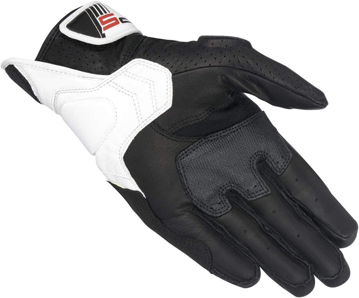 Alpinestars Handschuhe SP-5 Leder Motorrad Sporthandschuh schwarz weiÃŸ rot GröÃŸe XL / 10 L Schwarz