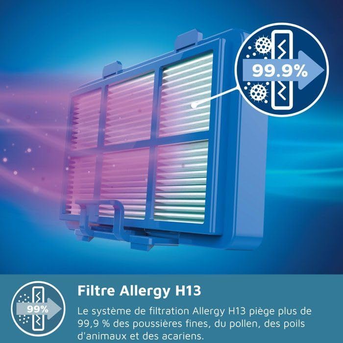 Philips PowerGo FC8241/09 Mit Beutel, Kabelspule,Herausnehmbarer Filter,Ein- Aus-Schalter, Vacuum Cl