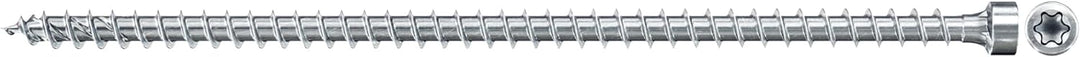 fischer PowerFull II 6,0 x 140, Premium Vollgewindeschraube (100 Stk.) mit innovativer Spitzengeomet