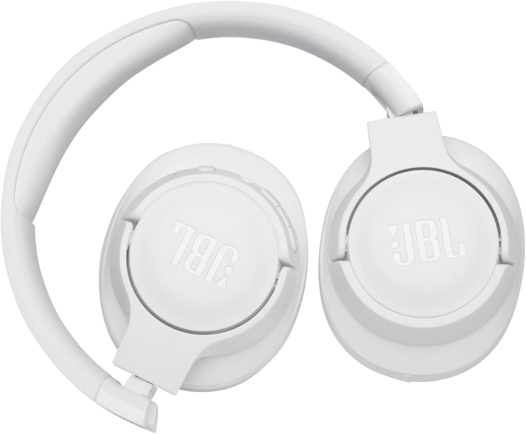 JBL Tune 710 BT – Faltbare Bluetooth Over-Ear Kopfhörer - Weiss – Kabellose Ohrhörer mit JBL Pure Ba