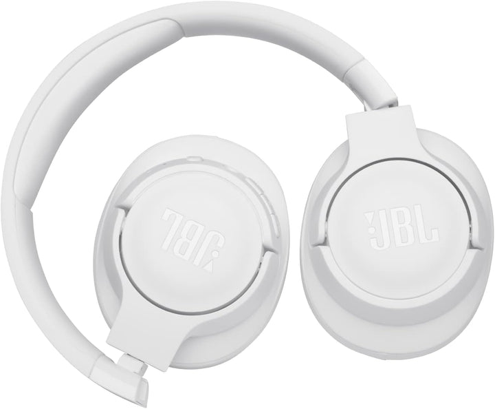 JBL Tune 710 BT – Faltbare Bluetooth Over-Ear Kopfhörer - Weiss – Kabellose Ohrhörer mit JBL Pure Ba