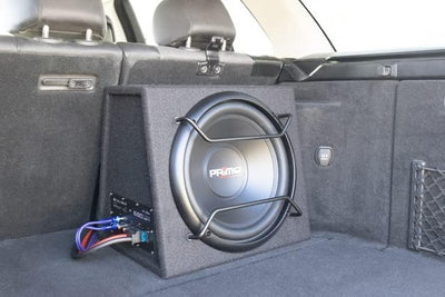 Caliber Auto Lautsprecher Set - Subwoofer Auto Set mit Verstärker 600W - 200W RMS - Schwarz - 12 Zol