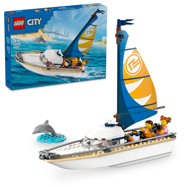 LEGO 60438 City Segelboot 5 102 Teile mit Delphin