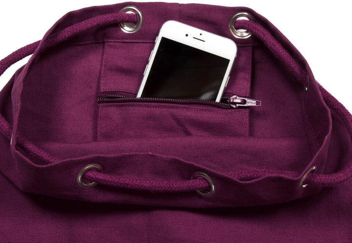 Yogabox Yogatasche Canvas Bag Aubergine, Aubergine