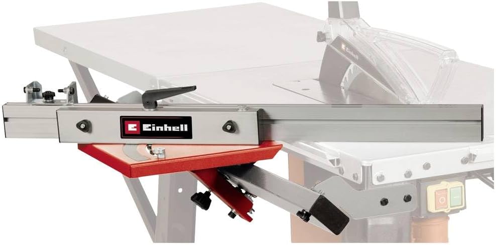 Original Einhell Schiebeschlitten für Tischkreissägen (max. 0-55°, Endstop, passend für Einhell Tisc