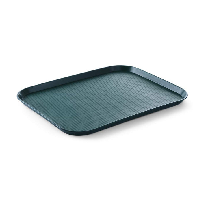 HENDI Serviertablett, Tablett, Temperaturbeständig bis 80°C, Fastfood, Polypropylen, 350x450mm, Grün