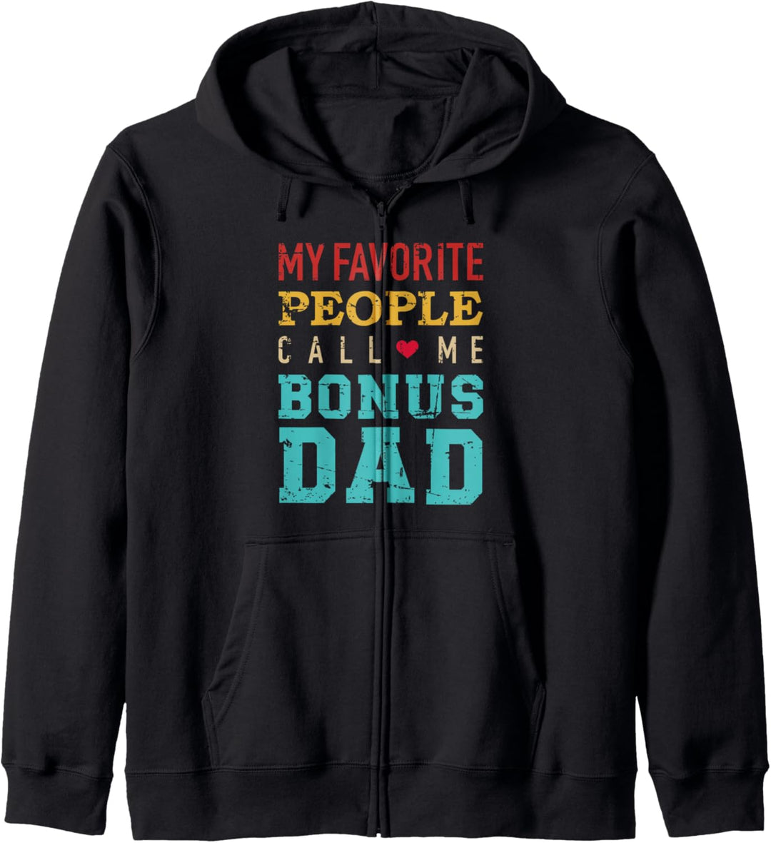 Bonus Papa lustiger Spruch vintage retro Kapuzenjacke