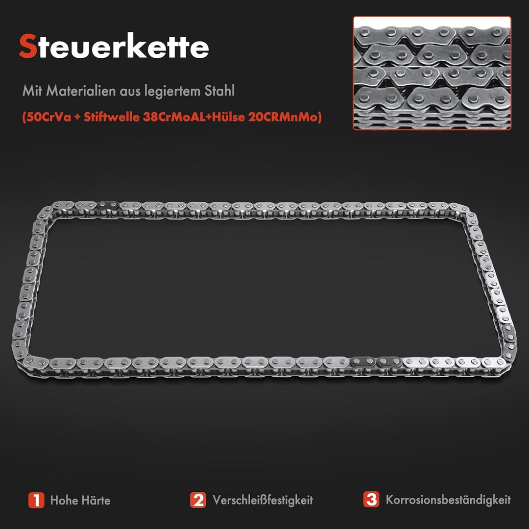 Steuerkettensatz für Pajero II V3 W, V2 W, V4 W 2.8L Diesel 1994-1999 ME203085