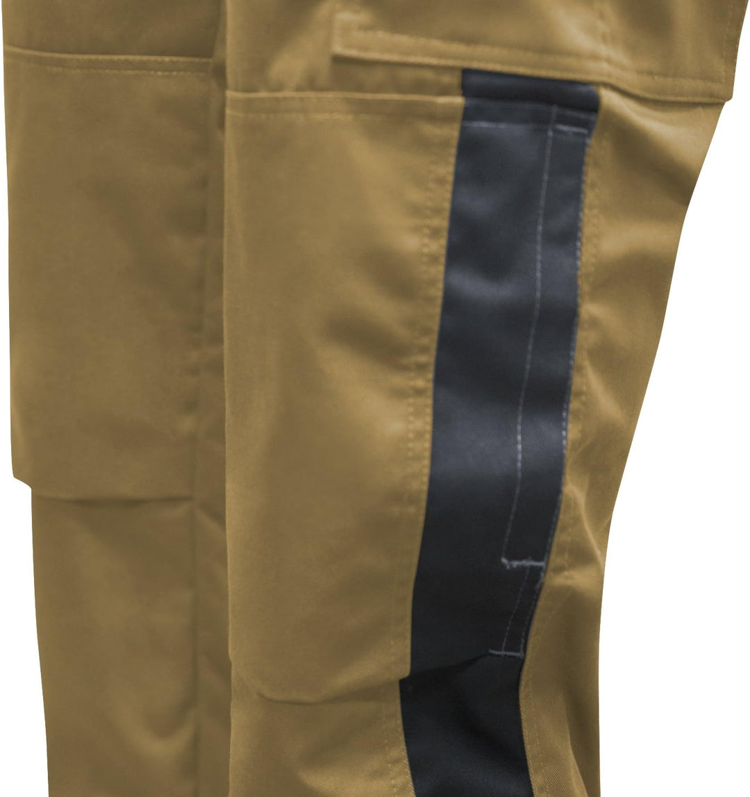 strongAnt Arbeitshose Herren Power Stretch Outdoorhose 30 Beige-grau / Canvas Kein Stretch, 30 Beige