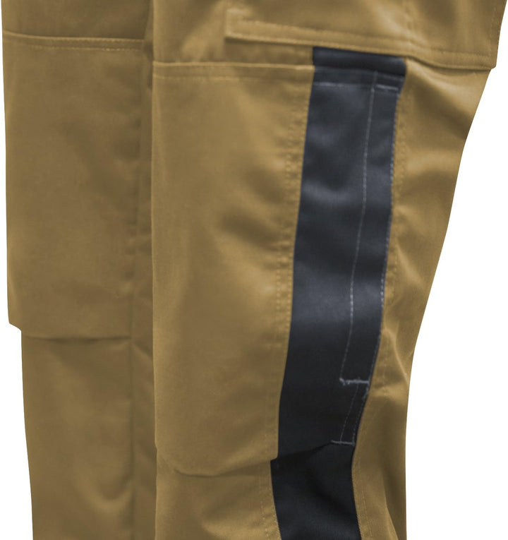 strongAnt Arbeitshose Herren Power Stretch Outdoorhose 30 Beige-grau / Canvas Kein Stretch, 30 Beige