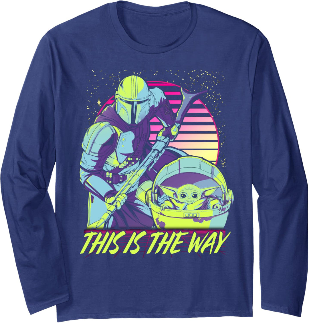 Star Wars The Mandalorian Vapor Mando Child Langarmshirt