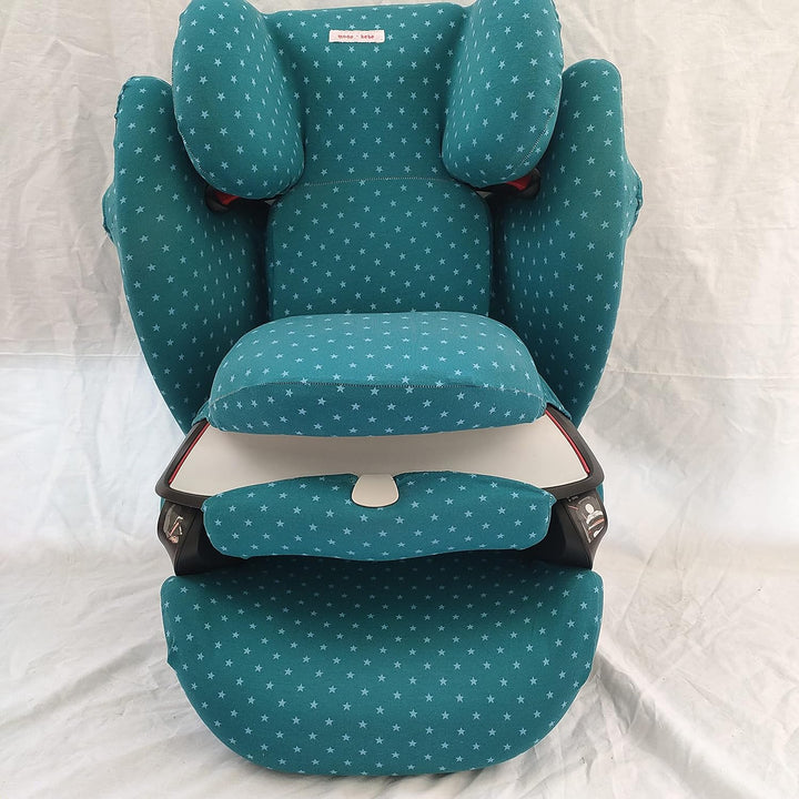 moon-bebe Schutzhülle für Cybex Solution M, Solution Fix - Sitzbezug der Gruppe 1/2/3 - Universal -