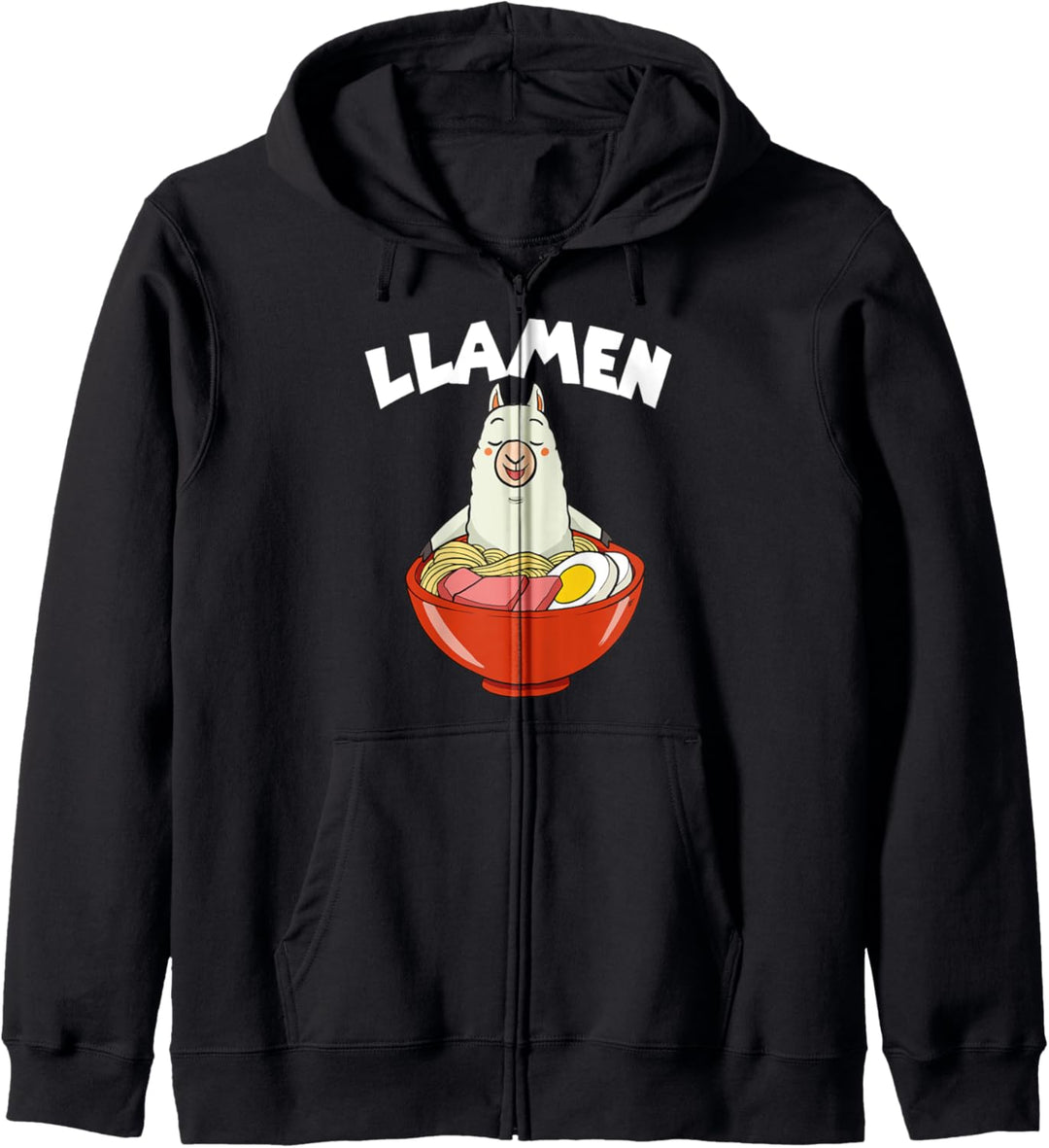 Llamen Tasse Ramen alpaka geschenk Nudeln lustige Kapuzenjacke