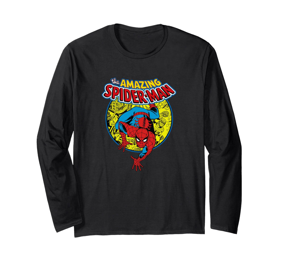 Marvel Amazing Spider-Man Vintage Comic C1 Langarmshirt