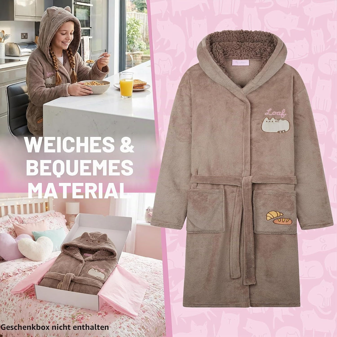 Get Trend Pusheen Mädchen Morgenmäntel 7-8 Jahre Beige Pusheen, 7-8 Jahre Beige Pusheen