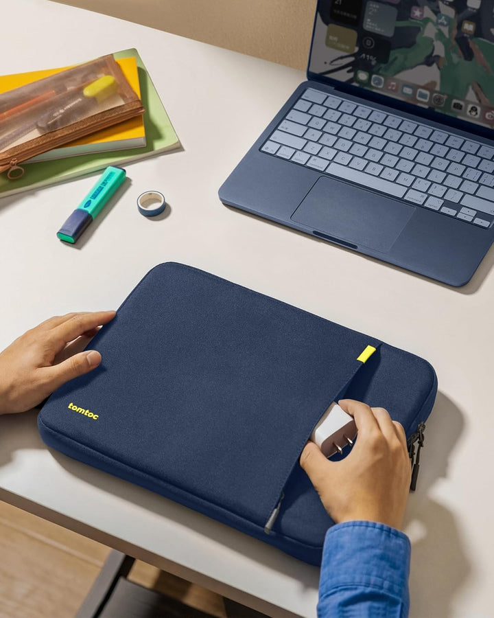 tomtoc 360° Tasche Hülle Entwickelt für 13 Zoll MacBook Neo A3404 (2026) mit A18 Pro Chip, Wasserabw