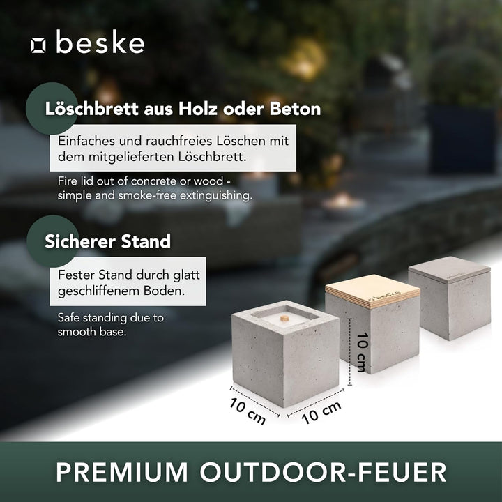 Betonfeuer® - Das Original der Beske-Manufaktur | Modell &