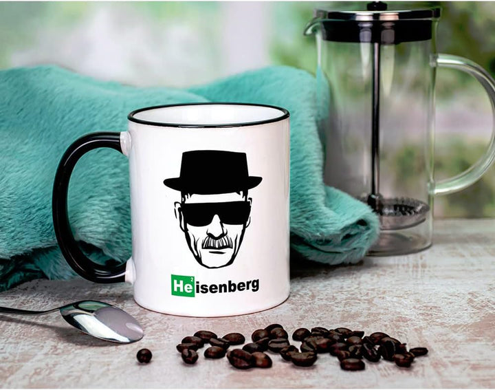Tasse Heisenberg - Walter White - Los Pollos Hermanos - Breaking Bad Geschenk - Bild mit Hut
