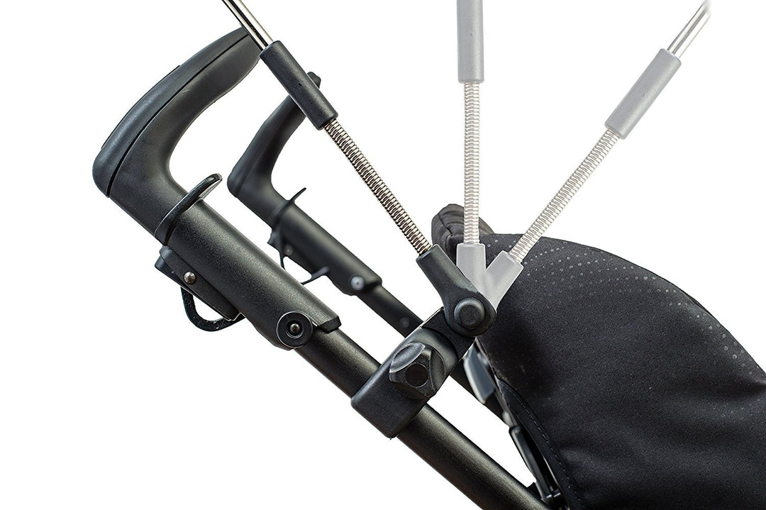 Skyline Universal Sonnenschirm Regenschirm für Kinderwagen und Sport Buggy, Babywagen Schirm mit Uni