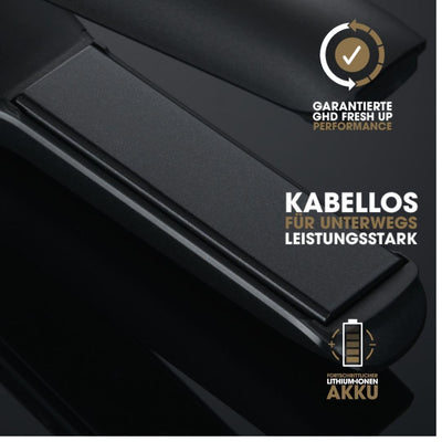 ghd Unplugged - kabelloser professioneller Haarglätter mit Dual-Technologie - Zone, Schwarz Old Pack