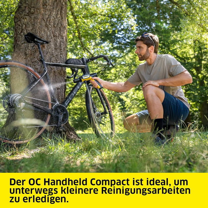 Kärcher Druckreiniger OC Handheld Compact Adventure, Mitteldruck, max. 15 bar, klappbar, USB-C-Ansch