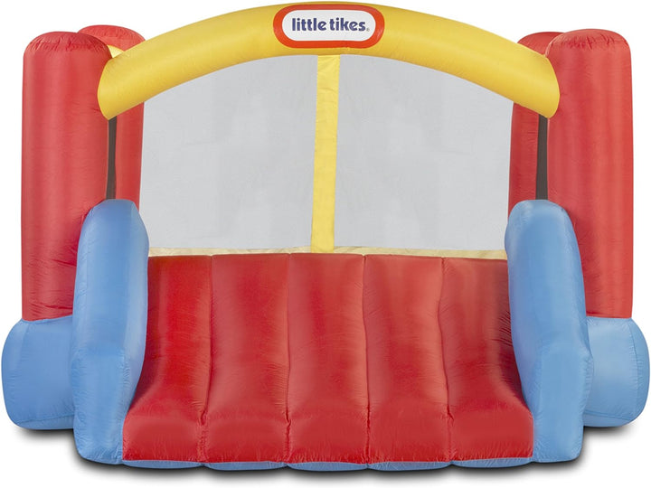 Little Tikes Jump 'n Slide Bouncer - Hüpfburg mit Sicherheitsnetz für den Aussenbereich - Inklusive