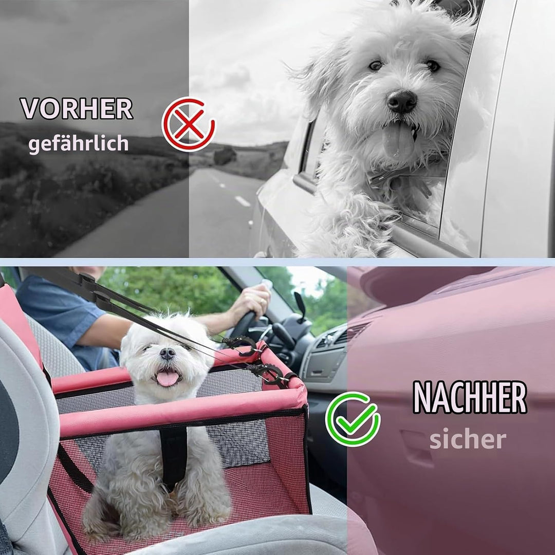 Hundesitz für kleine und mittelgrosse Hunde, sehr stabil, Oxford, atmungsaktiv, waschbar, faltbarer